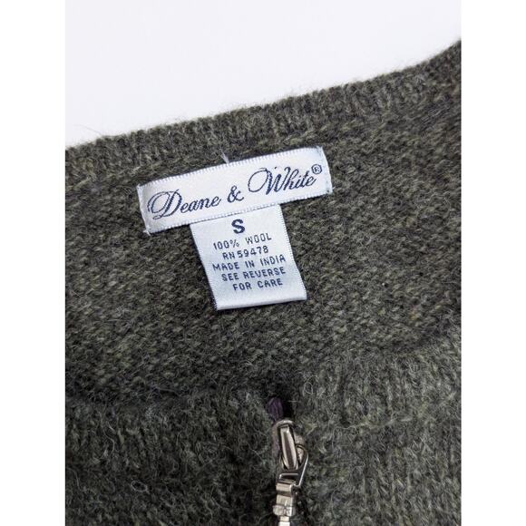 Vintage Floral Embroidered Full Zip Sweater Jacket Shacket Cottagecore Daiinty - Picture 3 of 5